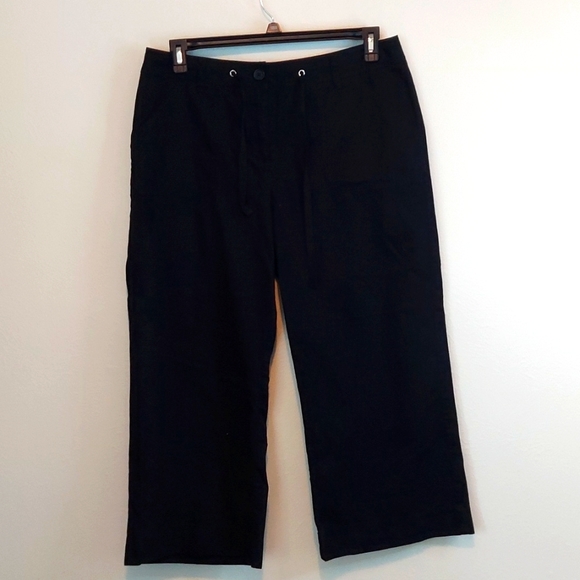 Jones New York Pants - Jones New York Wide Leg Khaki Capris